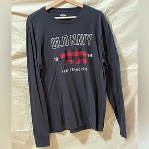 Old Navy lot of 3 long sleeve L size shirts.